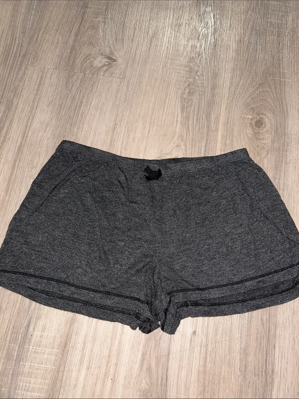 Simply Vera Vera Wang Dark Gray Athletic Knit Shorts